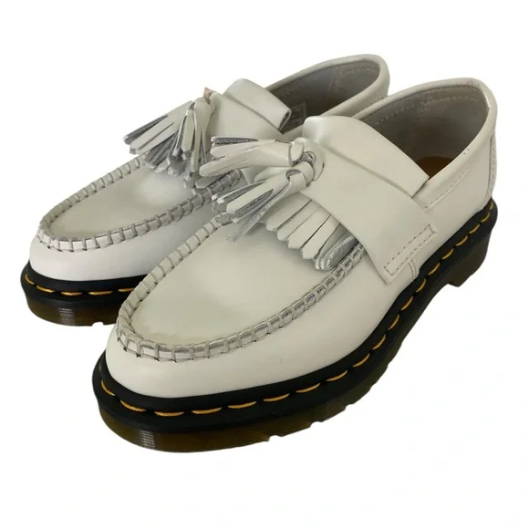 Dr. Martens | Shoes | Dr Martens Womens Adrian White Leather
